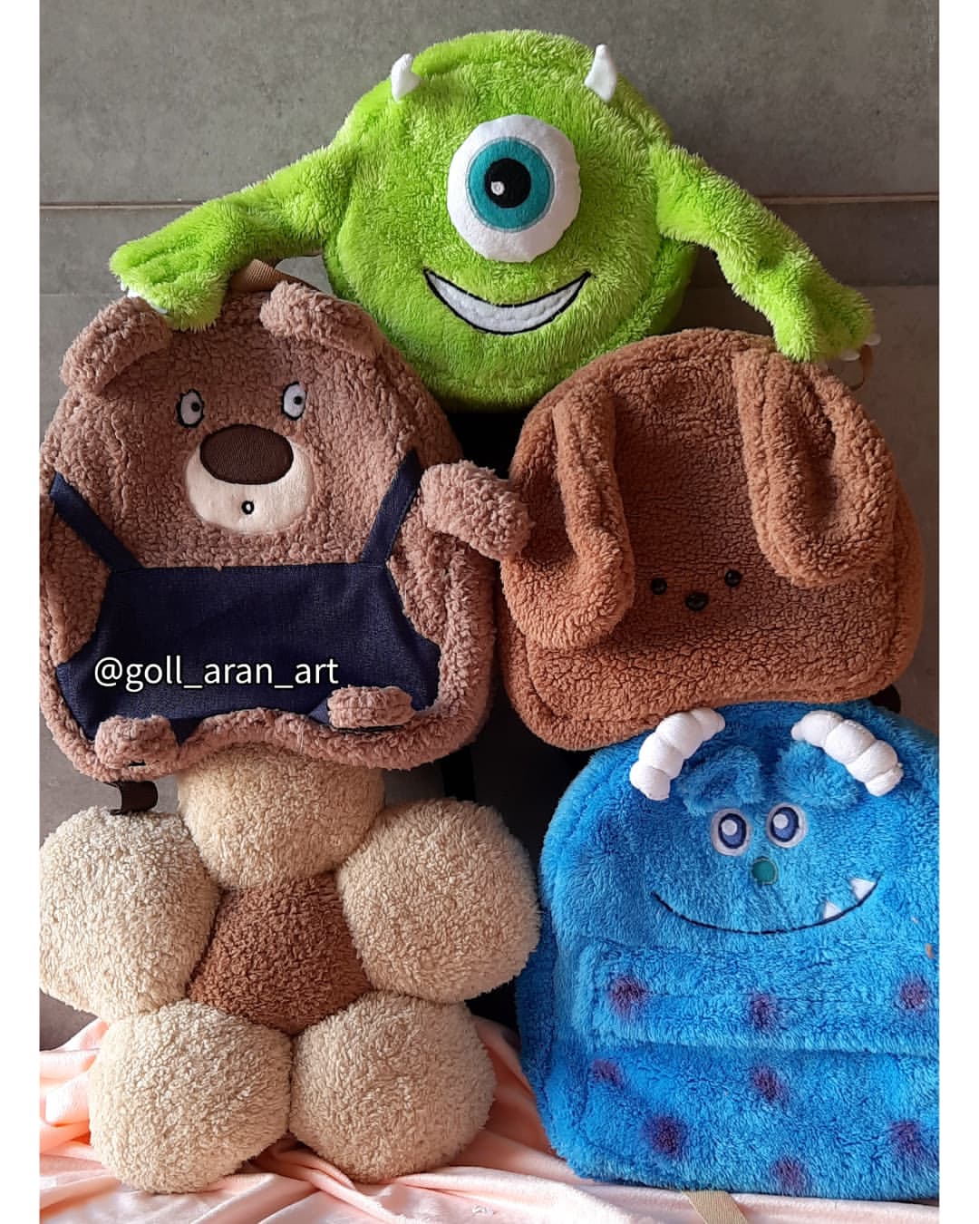 کوله پشتی هاپویی شکلاتی