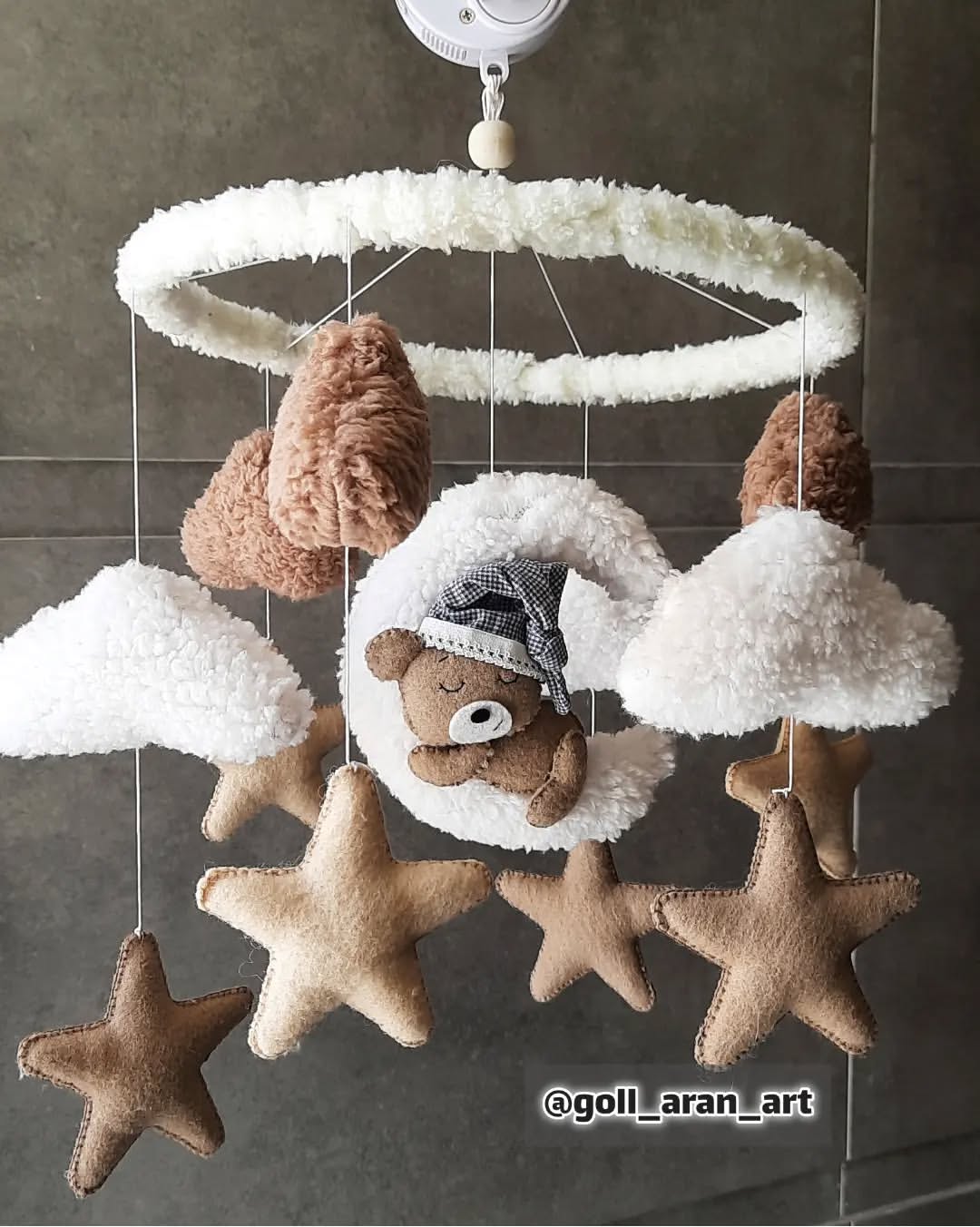 آویز تخت موزیکال خرسی