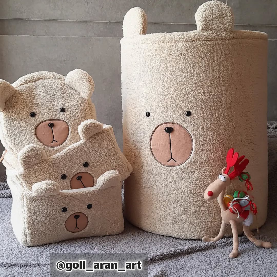 باکس تدی کرم رنگ