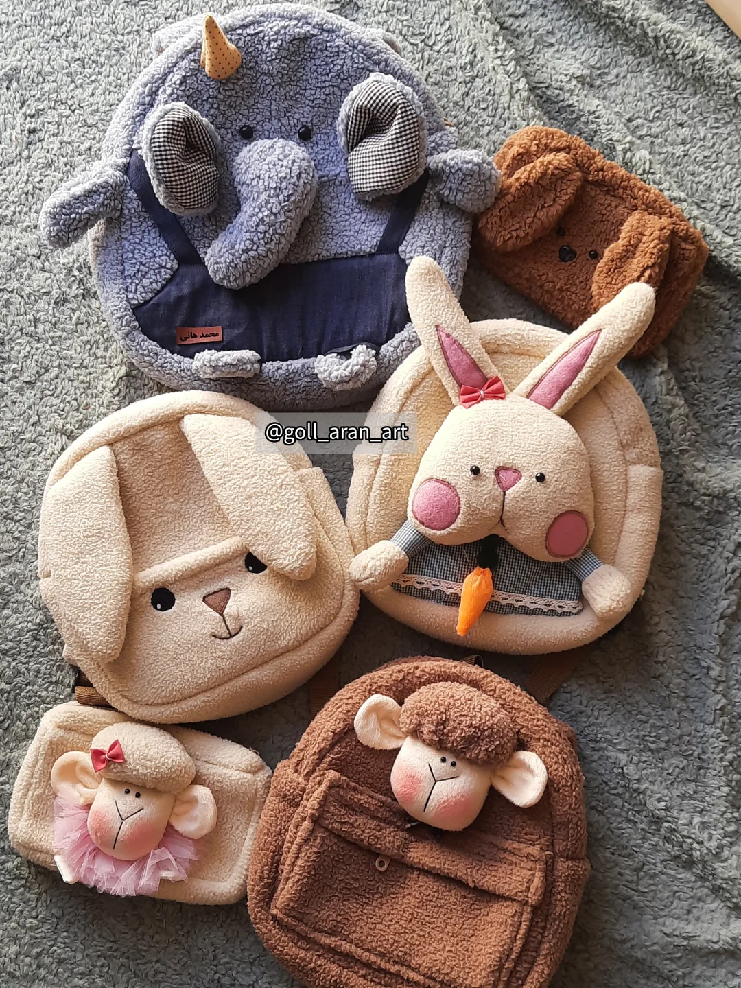 کوله فیلی و خرگوش جیبدار